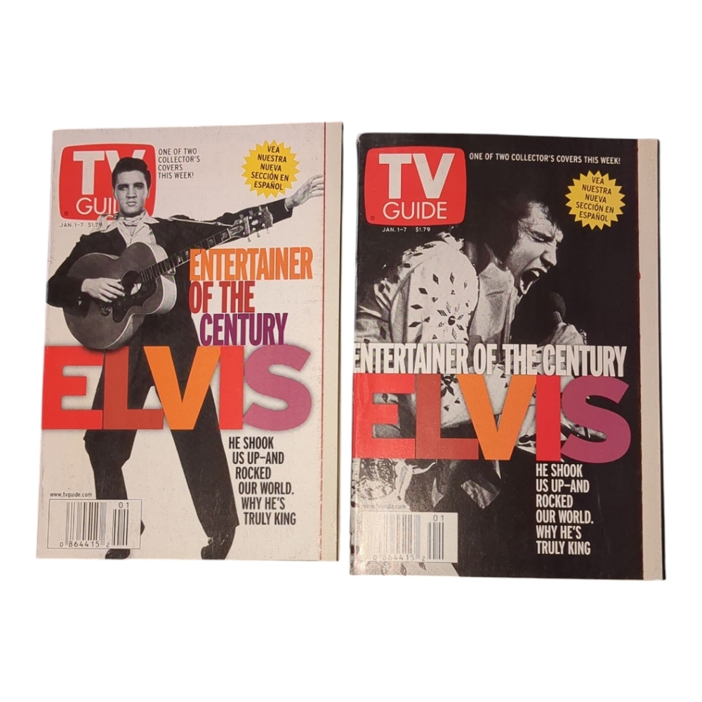 Set of TV Guide Elvis Collector's Edition